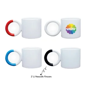 2 li Porselen Nescafe Fincanı (260 ml)