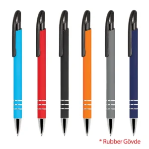 Metal Kalemler Rubber Gövde