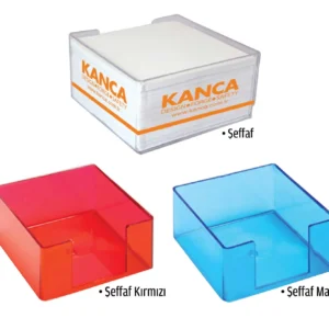 Şeffaf Küp Kağıtlık