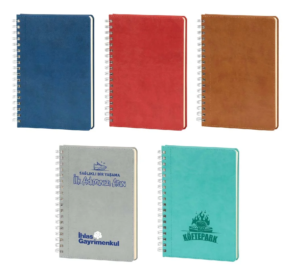 Tarihsiz Defter ( 17 x 24 cm ) ( İç Sayfalar Kareli ) ( Sipiralli )